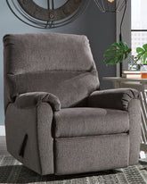 Coral Furniture - Ashley Furniture - Nerviano Living Room - Zero Wall Recliner / Chocolate - 1080229