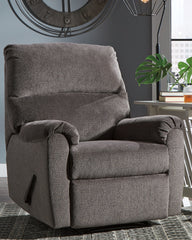 Coral Furniture - Ashley Furniture - Nerviano Living Room - Zero Wall Recliner / Chocolate - 1080229