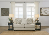 Coral Furniture - Ashley Furniture - Asanti Living Room - Ottoman / Fog - 1320114