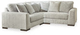Coral Furniture - Ashley Furniture - Regent Park Sectional - RAF 6-Piece Sectional / Pewter - 14404S7