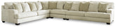 Coral Furniture - Ashley Furniture - Rawcliffe Sectional - LAF 3-Piece Sectional / Parchment - 19604S1