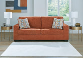 Coral Furniture - Ashley Furniture - Aviemore Living Room - Queen Sofa Sleeper / Ink - 2430339