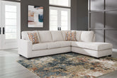 Coral Furniture - Ashley Furniture - Aviemore Sectional - RAF 2-Piece Sectional with Chaise / Ink - 24303S1