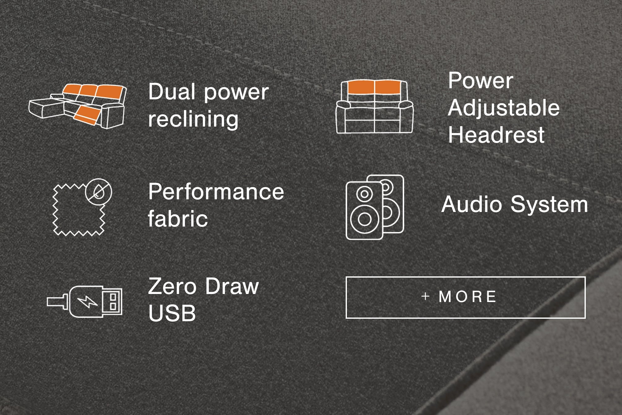 Coral Furniture - Ashley Furniture - ModMax II Sectional - 3-Piece Power Reclining Sectional / Salt and Pepper - 65906S3