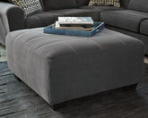 Coral Furniture - Ashley Furniture - Ambee Living Room - Oversized Accent Ottoman / Slate - 2862008