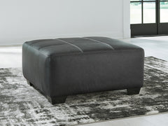 Coral Furniture - Ashley Furniture - Brixley Pier Living Room - Oversized Accent Ottoman / Graphite - 2990608
