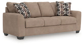 Coral Furniture - Ashley Furniture - Triston-Peaks Living Room - Queen Sofa Sleeper / Suede - 3020439