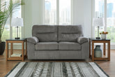Coral Furniture - Ashley Furniture - Bindura Living Room - Glider Loveseat / Mineral - 3030578