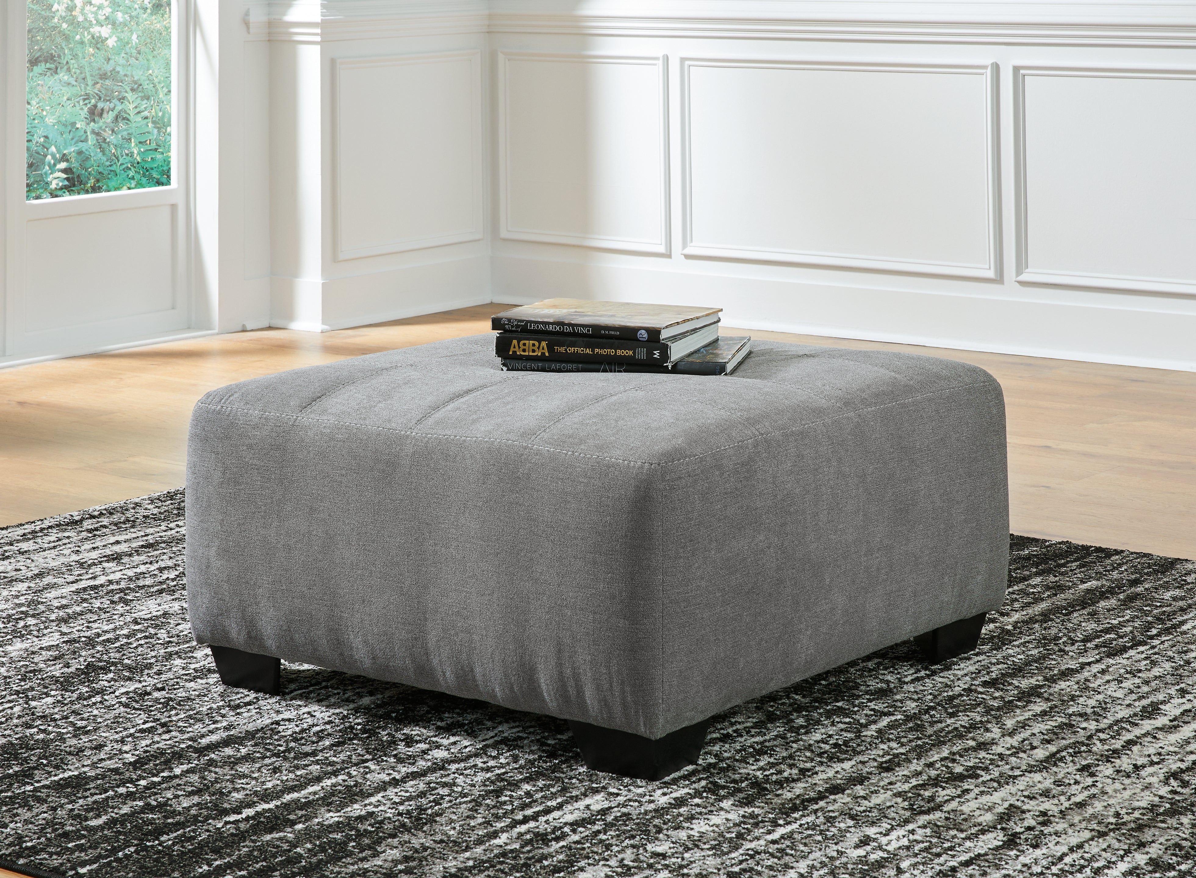 Coral Furniture - Ashley Furniture - Birkdale Court Living Room - Oversized Accent Ottoman / Gray - 3240208