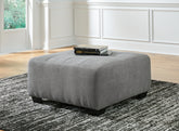 Coral Furniture - Ashley Furniture - Birkdale Court Living Room - Oversized Accent Ottoman / Gray - 3240208
