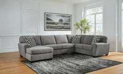 Coral Furniture - Ashley Furniture - Birkdale Court Sectional - RAF 3-Piece Sectional / Gray - 32402S3