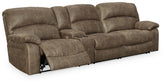 Coral Furniture - Ashley Furniture - Segburg Sectional - 2-Piece Power Reclining Sectional Sofa / Driftwood - 34303S1