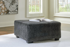 Coral Furniture - Ashley Furniture - Biddeford Living Room - Oversized Accent Ottoman / Shadow - 3550408