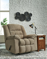 Coral Furniture - Ashley Furniture - Kegler Living Room - Rocker Recliner / Briar - 4450525