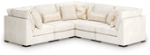 Coral Furniture - Ashley Furniture - Donelson Creek Sectional - 4-Piece Sectional / Vanilla - 48002S2
