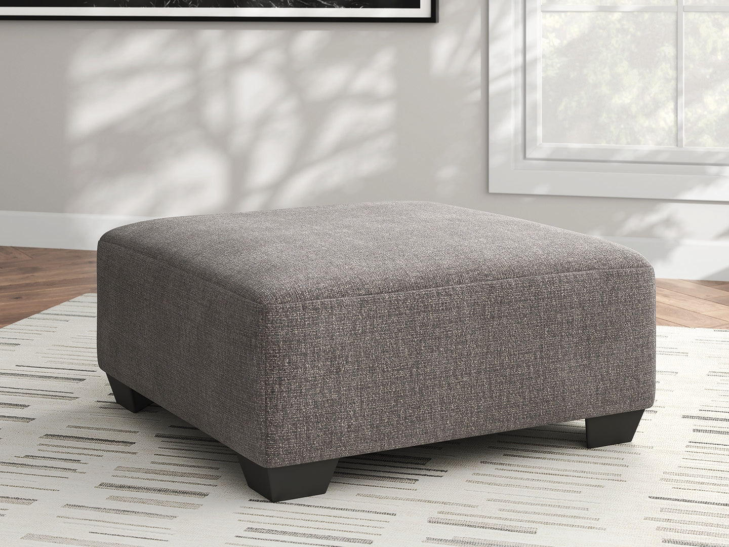 Coral Furniture - Ashley Furniture - Newellen Living Room - Oversized Accent Ottoman / Hemp - 4840408