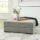 Coral Furniture - Ashley Furniture - Bayless Living Room - Oversized Accent Ottoman / Smoke - 5230408