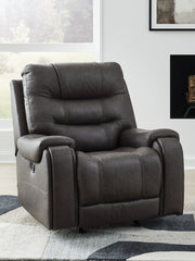 Coral Furniture - Ashley Furniture - Femley Living Room - Rocker Recliner / Smoke - PC5330625