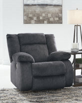 Coral Furniture - Ashley Furniture - Burkner Living Room - Power Rocker Recliner / Marine - 5380498