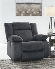 Coral Furniture - Ashley Furniture - Burkner Living Room - Power Rocker Recliner / Marine - 5380498