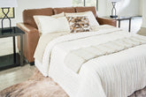 Coral Furniture - Ashley Furniture - Bolsena Living Room - Queen Sofa Sleeper / Caramel - 5560339