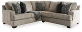Coral Furniture - Ashley Furniture - Bovarian Sectional - LAF 4-Piece Sectional / Stone - 56103S6