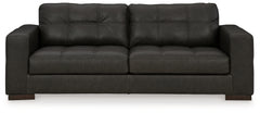 Coral Furniture - Ashley Furniture - Luigi Living Room - Loveseat / Thunder - 5650635