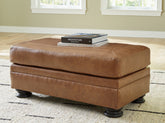 Coral Furniture - Ashley Furniture - Carianna Living Room - Ottoman / Caramel - 5760414