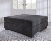 Coral Furniture - Ashley Furniture - Lavernett Living Room - Oversized Accent Ottoman / Charcoal - 5960308