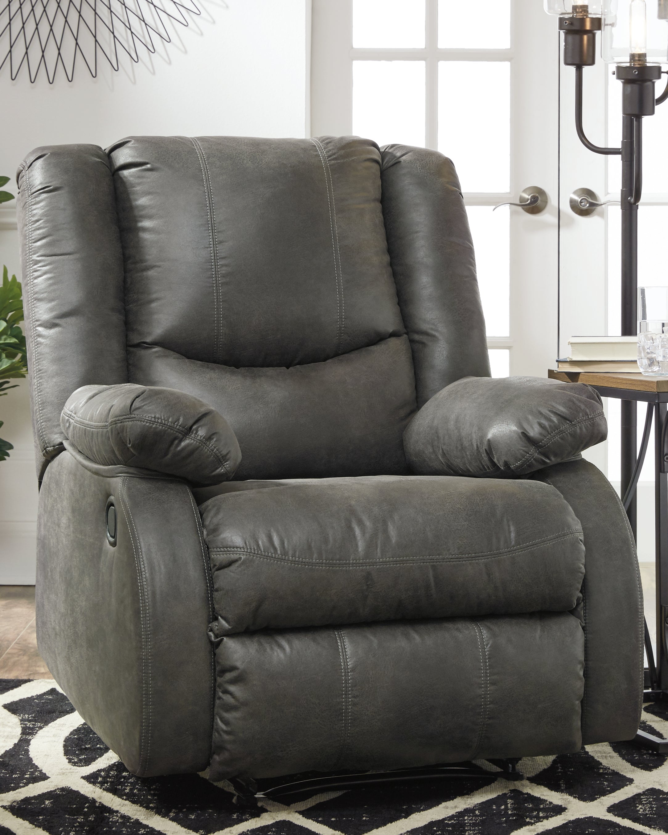 Coral Furniture - Ashley Furniture - Bladewood Living Room - Zero Wall Recliner / Coffee - 6030529