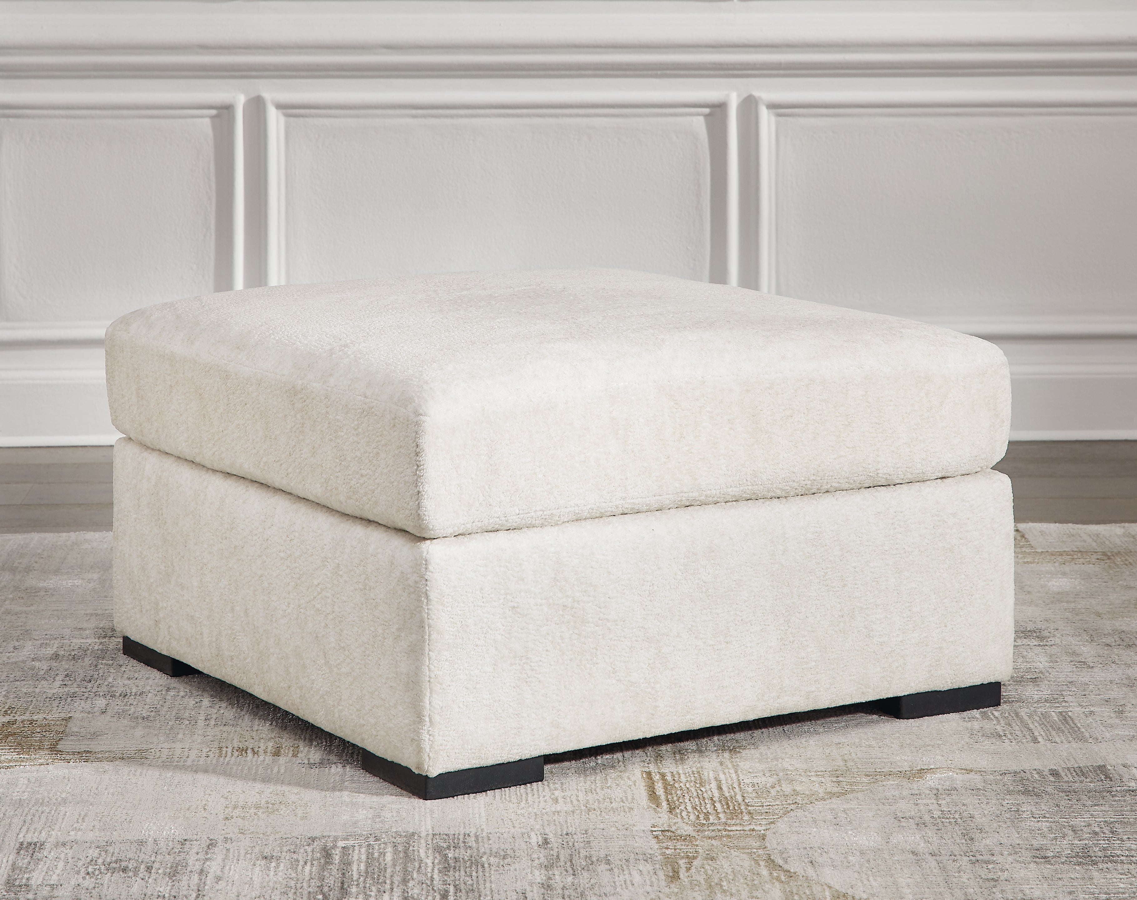 Coral Furniture - Ashley Furniture - Chessington Living Room - Oversized Accent Ottoman / Ivory - 6190408