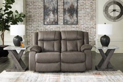 Coral Furniture - Ashley Furniture - First Base Living Room - Rocker Recliner / Gunmetal - 6880425