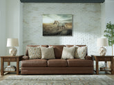 Coral Furniture - Ashley Furniture - VillaCourt Living Room - Sofa / Caramel - 7490938