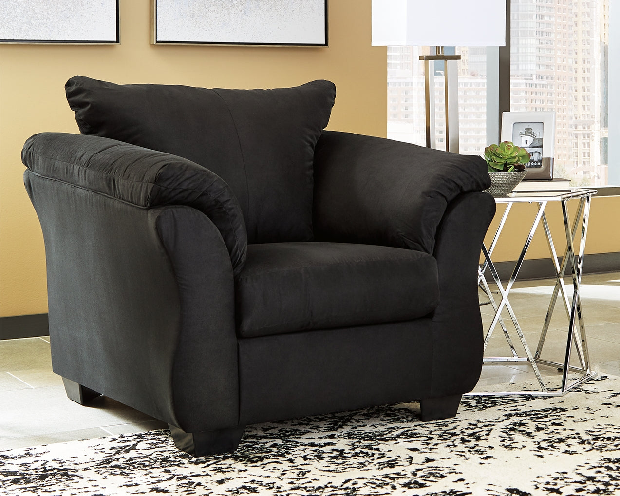 Coral Furniture - Ashley Furniture - Darcy Living Room - Rocker Recliner / Cobblestone - 7500525