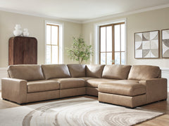 Coral Furniture - Ashley Furniture - Veronella Sectional - RAF 5-Piece Sectional with Chaise - 76106S13