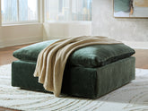 Coral Furniture - Ashley Furniture - Carriage View Living Room - Oversized Accent Ottoman / Jade - 7800108