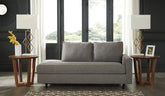 Coral Furniture - Ashley Furniture - Lyman Living Room - RAF Corner Chaise / Graphite - 9330317