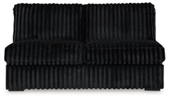 Coral Furniture - Ashley Furniture - Midnight-Madness 4-Piece Sectional - 4-Piece Sectional / Onyx - 98103U11