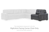 Coral Furniture - Ashley Furniture - Brindley Pier Sectional - RAF 6-Piece Sectional / Fog - 99503S5