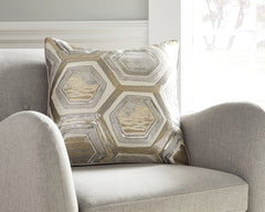 Coral Furniture - Ashley Furniture - Meiling Pillows - Pillow (4/CS) / Metallic - A1000480