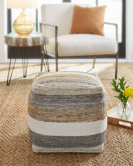 Coral Furniture - Ashley Furniture - Josalind Pouf - Pouf / Multi - A1000935