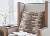 Coral Furniture - Ashley Furniture - Nealton Pillows - Pillow / Brown/White - A1001050P