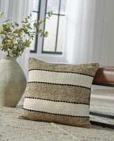 Coral Furniture - Ashley Furniture - Rueford Pillows - Pillow / Brown/Black/Natural - A1001063P