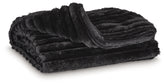 Coral Furniture - Ashley Furniture - Alsonwell Throw (Set of 3) - Throw (3/CS) / Black - A1001083