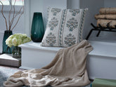 Coral Furniture - Ashley Furniture - Paulmour Pillows - Pillow / Ivory/Green/Brown - A1001105P