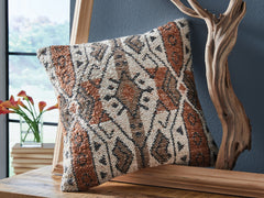 Coral Furniture - Ashley Furniture - Kierenworth Pillows - Pillow (4/CS) / Sienna/Ivory/Black - A1001110