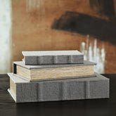 Coral Furniture - Ashley Furniture - Jolina Box (Set of 3) - Box Set (3/CN) / Gray - A2000487