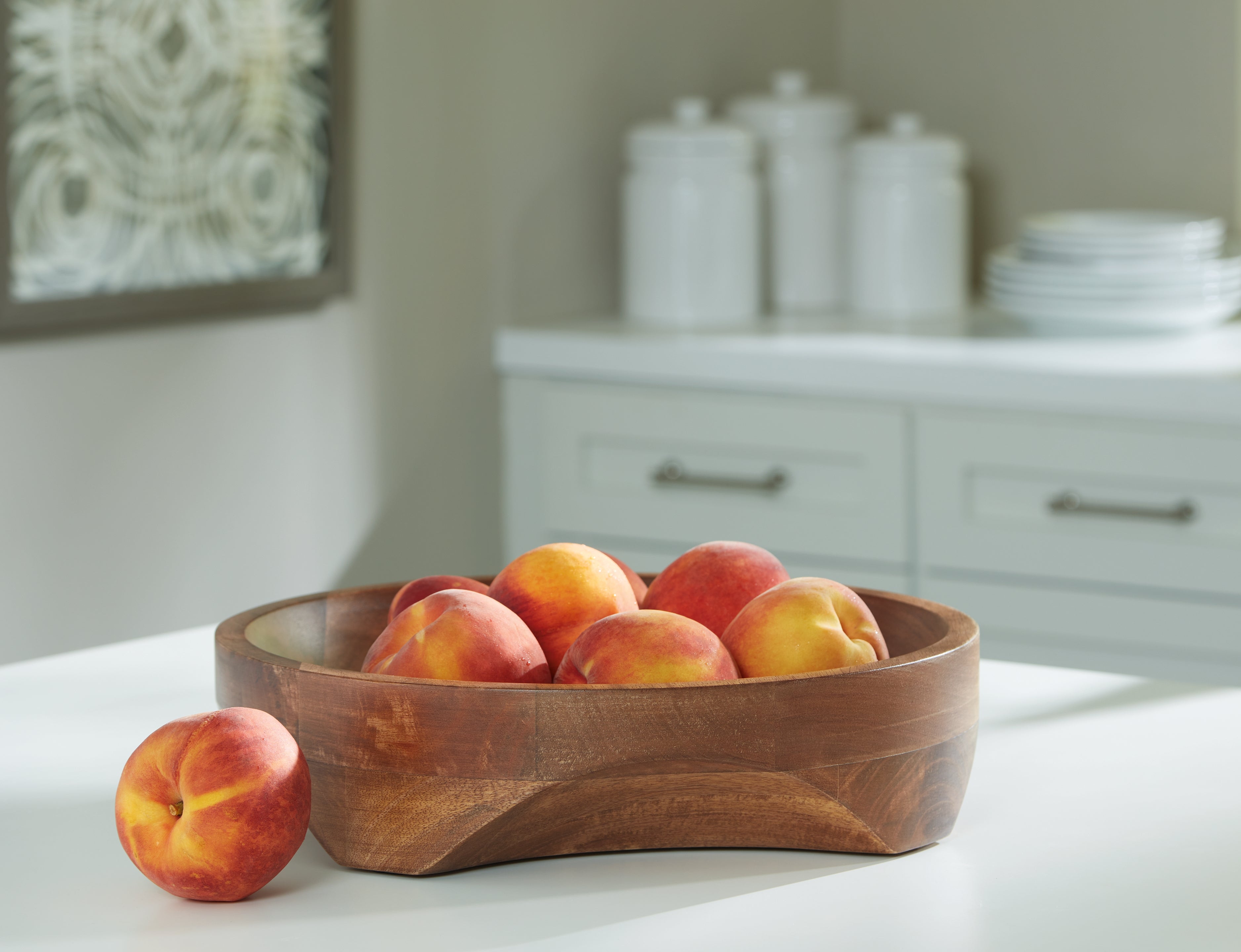 Coral Furniture - Ashley Furniture - Myrtewood Bowl - Bowl / Natural - A2000610