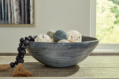 Coral Furniture - Ashley Furniture - Meadie Bowl - Bowl / Distressed Black - A2000792