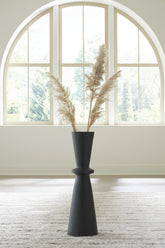 Coral Furniture - Ashley Furniture - Collisten Vase - Vase / Black - A2000663